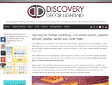 Tablet Screenshot of discoverydecorlighting.com